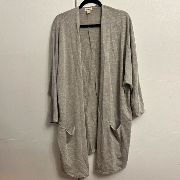 Donni OSFA Ribbed Cardigan - Picture 2 of 6